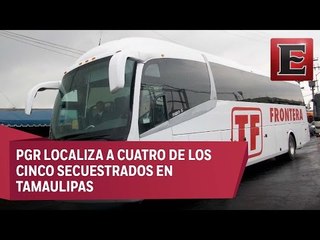 Télécharger la video: Localizan a 4 de los 5 secuestrados de un autobus en Tamaulipas