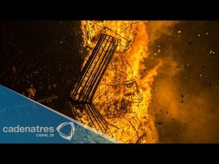 Queman templo de madera en London