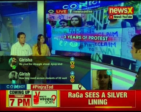 Students of Delhi University, especially female students are protests against unfair restrictions