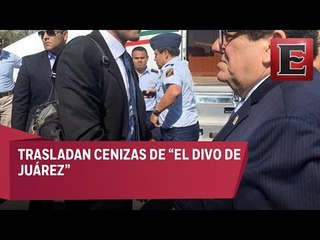 Llegan las cenizas de Juan Gabriel a la CDMX