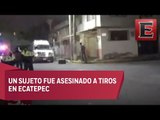 Encuentran sin vida a dos hombres en calles de Edomex