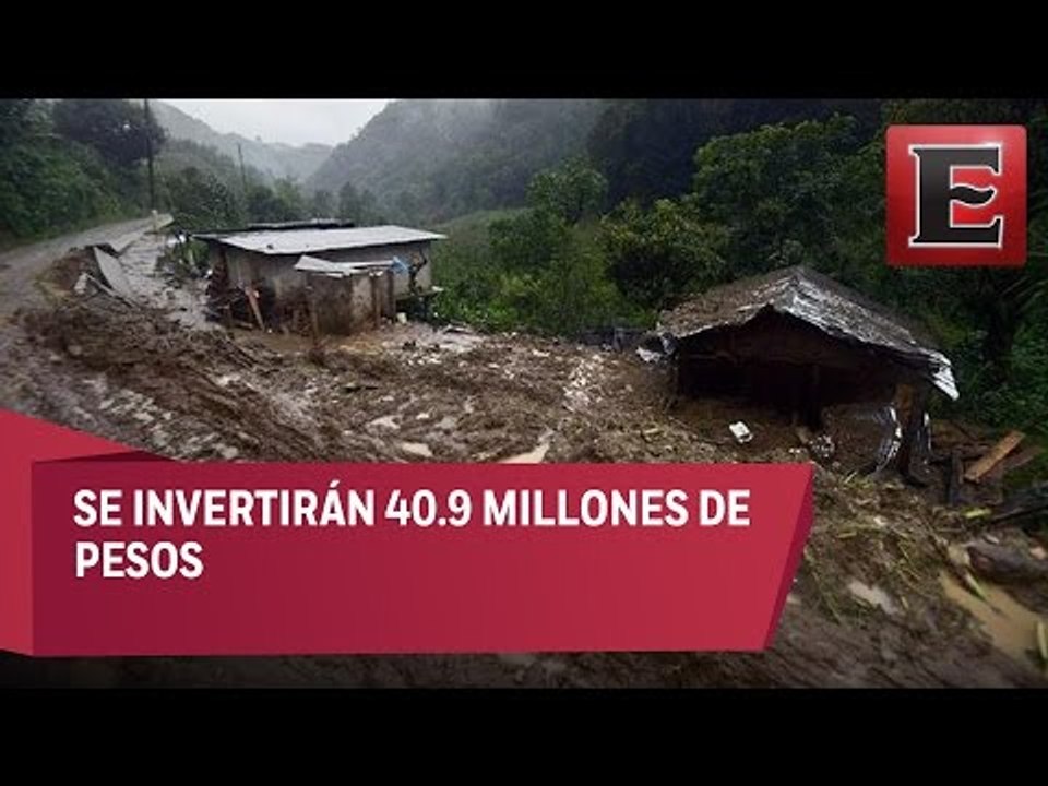 En Puebla se reconstruirán los caminos y puentes afectados por Earl