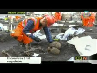 Londres: exhumación de tres mil esqueletos de víctimas de la Gran Peste