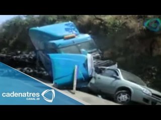 Accidente vial en la México-Toluca deja cuatro heridos