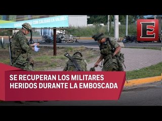 Militares heridos durante emboscada, se recuperan