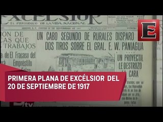 Periódico Excélsior… Un vistazo a 99 años de distancia