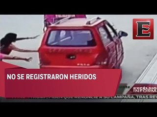 Vídeo: Triciclo eléctrico avanza por accidente con bebé a bordo en China