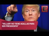 Trump asegura que Hillary no tiene agallas para ser Presidenta / Primer debate Hillary y Trump