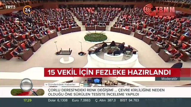 15 vekil için fezleke hazırlandı