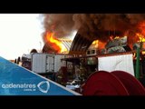 GDF brindará apoyo a locatarios afectados por incendio en Central de Abastos