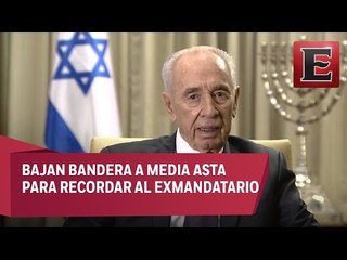 Preparan funeral de Shimon Peres, expresidente de Israel