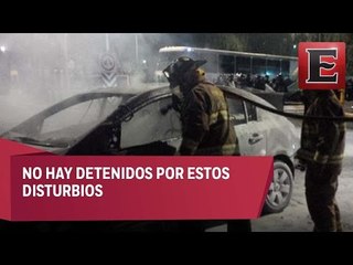 Encapuchados prenden fuego a automóvil en Michoacán