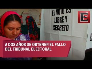 Más de 500 mujeres indígenas votan por primera vez en Oaxaca