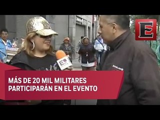 Listos capitalinos para presenciar el desfile del 16 de septiembre