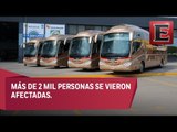 Empresas de autobuses reportan pérdidas económicas por cancelar viajes a Michoacán