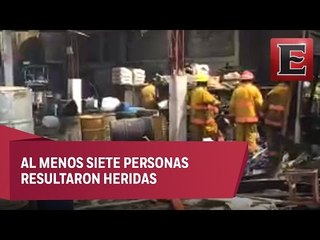 Varios heridos al explotar fábrica de aerosoles en Cuautitlán Izcalli