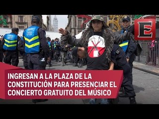 Miles de personas invaden el Zócalo capitalino por Roger Waters