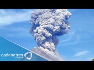 Actividad en el volcán de Colima, no causa daños a la población