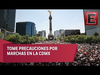 Hoy 26 de septiembre habrá marchas en la CDMX