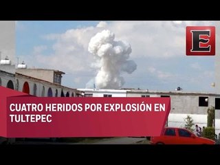 Reportan explosión de  polvorín en Tultepec