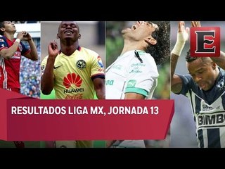 Resultados Liga MX jornada 13
