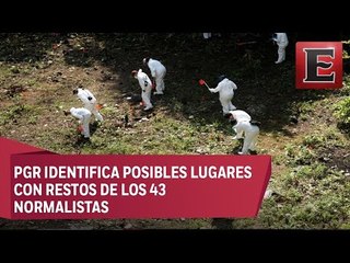 Identifican posibles lugares con restos de los 43 normalistas