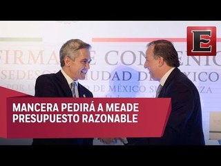 Mancera se reunirá con secretario de Hacienda y Crédito Público