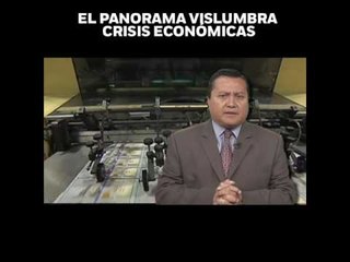 'El panorama económico vislumbra permanencia de crisis', en opinión de Martín Espinosa