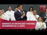 Peña Nieto reconoce desempeño de medallistas paralímpicos