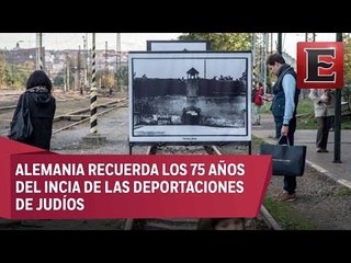 Recuerdan a víctimas de campos nazis en Berlín