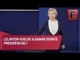 ¿Quién ganó el segundo debate presidencial de EU?