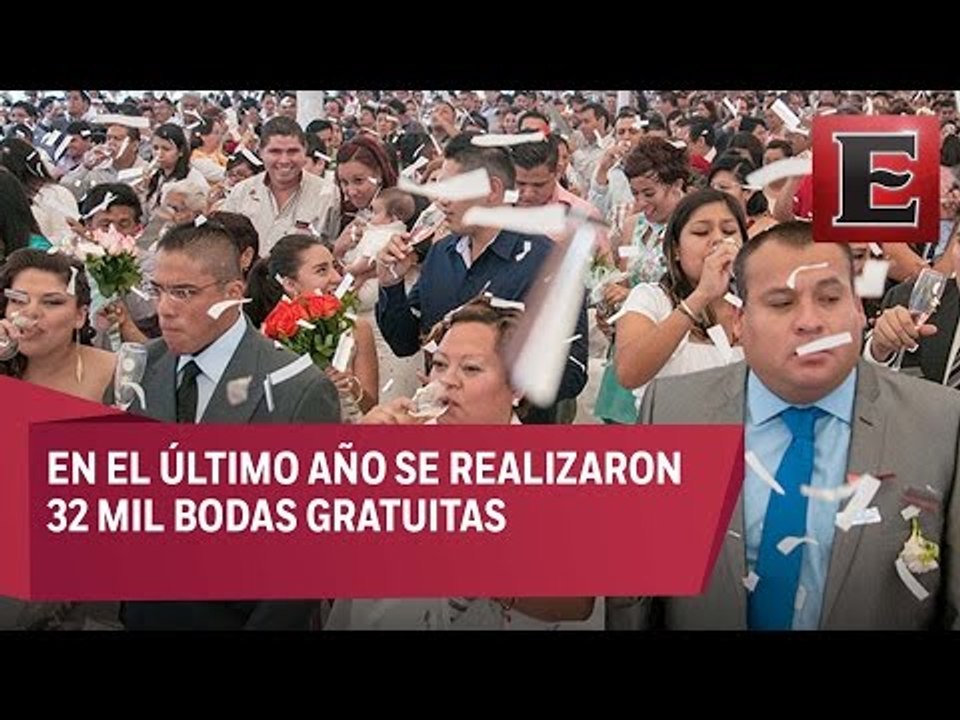 Al año se realizan más de 32 mil bodas en la CDMX