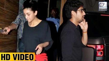 Ayan Mukherjee's Antics With Media Embarasses Alia Bhatt