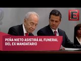 Enrique Peña Nieto viaja a Israel para el funeral de Shimon Peres
