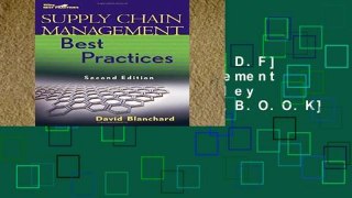 D.O.W.N.L.O.A.D [P.D.F] Supply Chain Management Best Practices (Wiley Best Practices) [E.B.O.O.K]