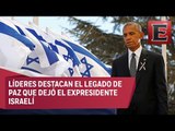 Dirigentes mundiales despiden en Jerusalén a Shimon Peres