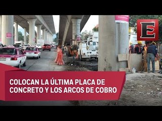 Aplazan circulación en la Autopista Urbana Sur por obras