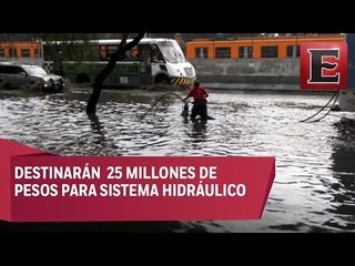 Denuncian que el drenaje en los Reyes La Paz es insuficiente