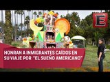 Altares honran a inmigrantes en Día de Muertos en panteón de Hollywood