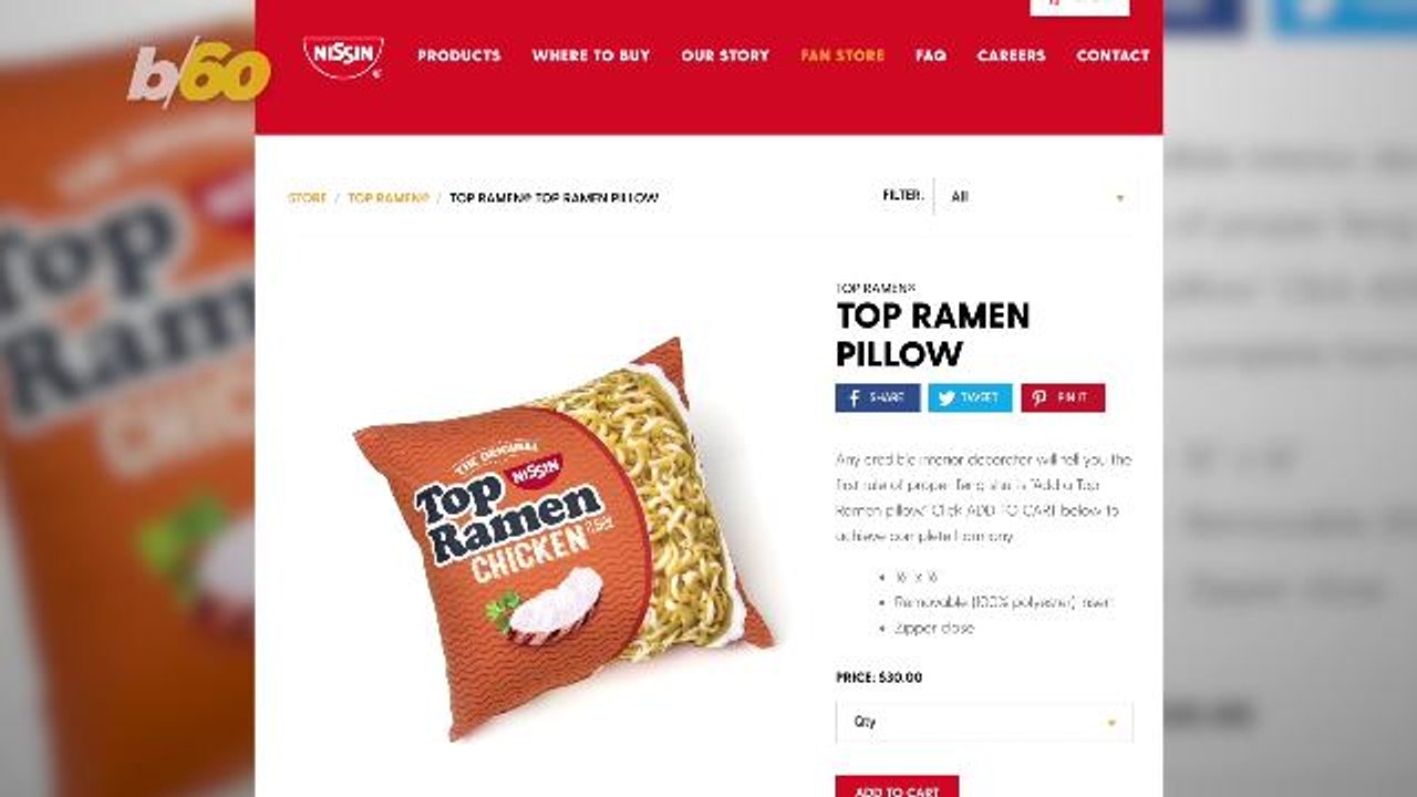 You Really Are What You Eat with New Cup Noodles & Top Ramen Merch