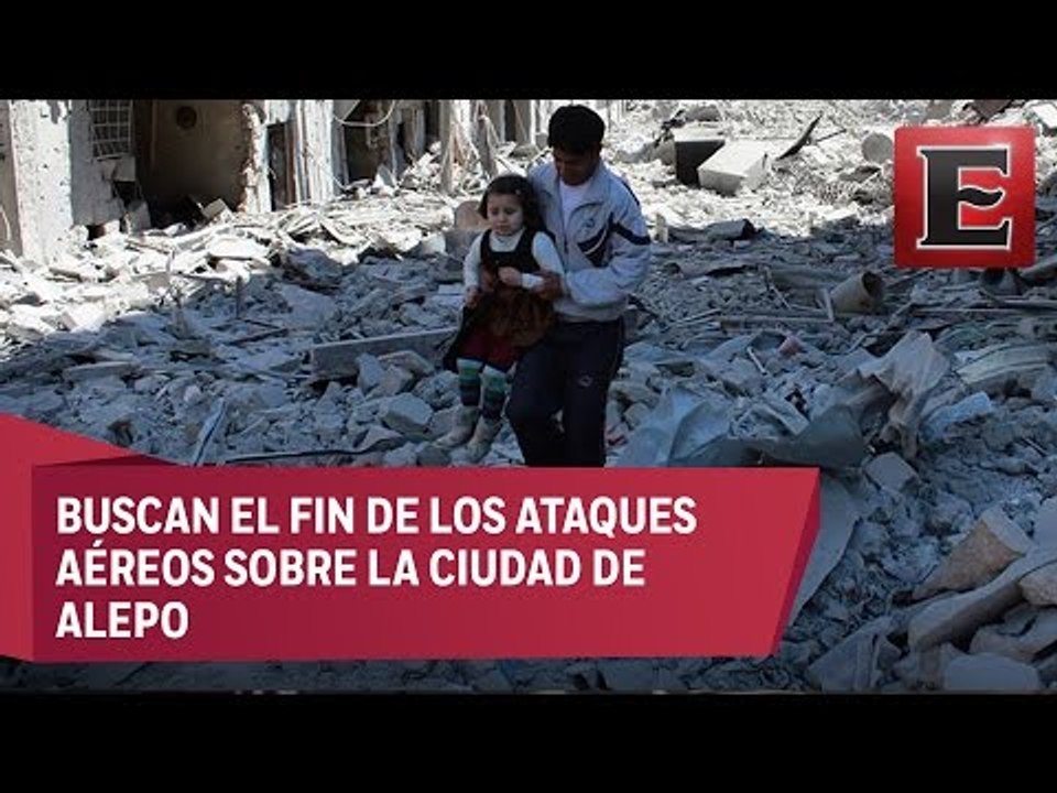 ONU debate para detener bombardeos en Siria