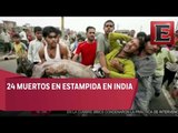 24 muertos por estampida humana durante ceremonia religiosa en India