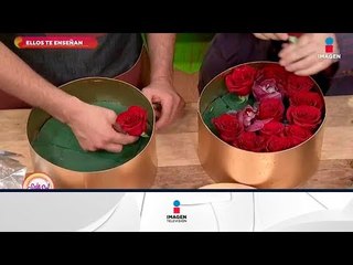 Ellos te enseñan: ¡a hacer un increíble arreglo floral! | Sale el Sol