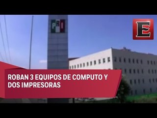 Saquean instalaciones del PRI en Hidalgo