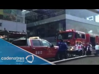 Incendio en centro comercial en la delegación Alvaro Obregón