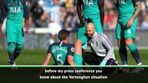 Pochettino criticises Martinez over Vertonghen injury announcement