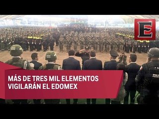Ejército, Marina y PF refuerzan seguridad en el Estado de México