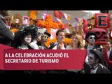 Enrique Peña Nieto celebra el Día de Muertos en los Pinos