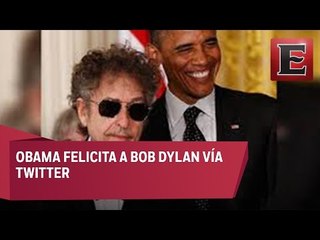 Obama felicita a Bob Dylan por premio Nobel de literatura