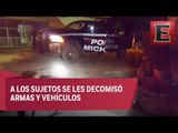 Detienen en Michoacán a 10 personas por bloqueos carreteros